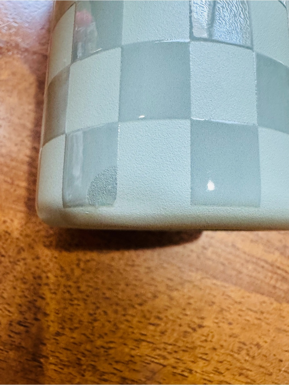 Simple Modern The Trek Pivot 30oz Tumbler Green Check Pattern w Travel Handle - Picture 12 of 15